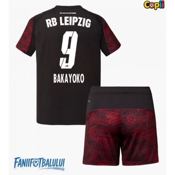 RB Leipzig Johan Bakayoko #9 Echipament de Fotbal Replică 2025-26 Copii Treilea (+ Șorturi)